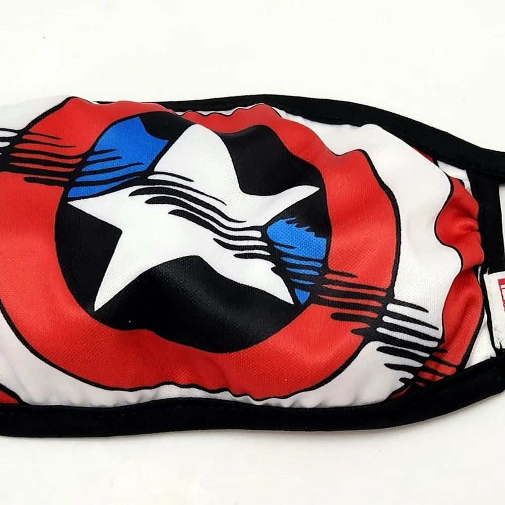 New Cloth Face Masks for Kids, Age 4+, Ironman,Captain America, Incredible Hulk